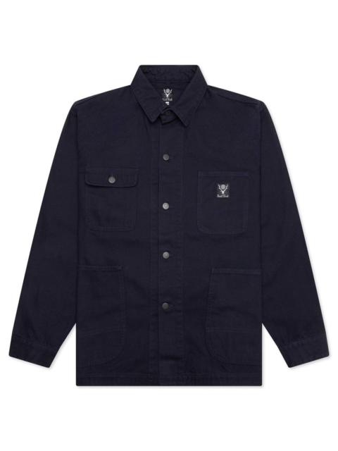 South2 West8 RUGGER SHIRT - CRAZY PATTERN B - RW651-B | REVERSIBLE