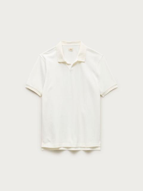 J.CREW Piqué johnny-collar polo shirt