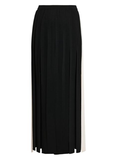 Moschino Women's Wool Fringe Maxi Skirt - Multi Black