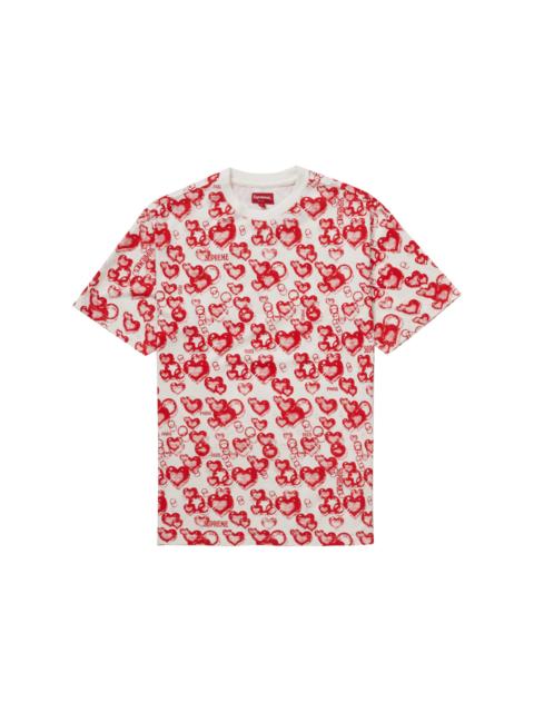 Supreme Supreme Hearts S/S Top White