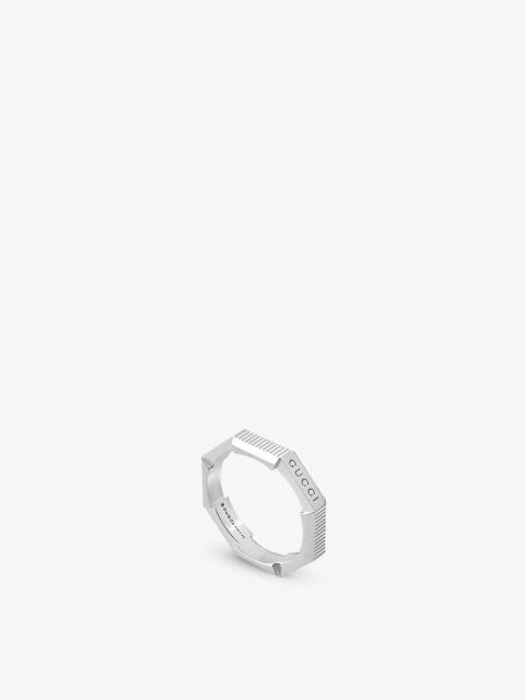 GUCCI Link to Love 18ct white-gold ring