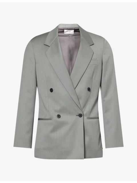 The Row Yani Double-Breasted Wool Blazer