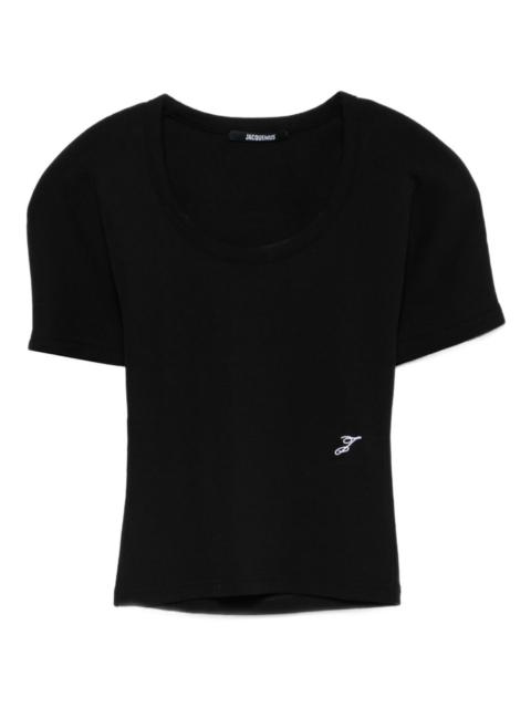 JACQUEMUS The Espiral scoop-neck T-shirt