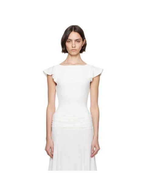 GUIZIO White Soffiano T-shirt