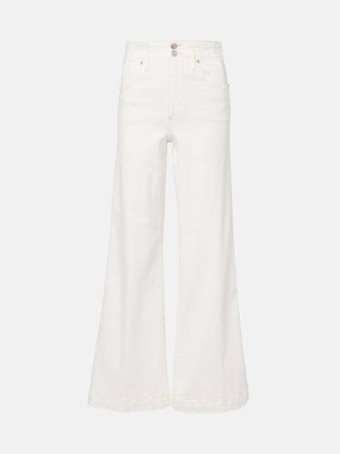 FRAME The Seamed Wide jeans