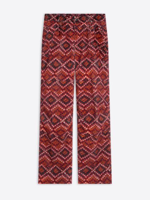 Dries Van Noten PRINTED CORDUROY PANTS