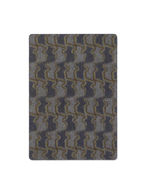 TOUS Navy blue and taupe Blanket TOUS Bear Waves