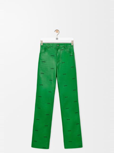 Loewe Trousers in nappa lambskin