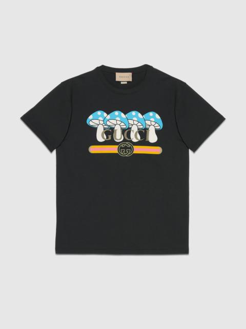 GUCCI Cotton jersey T-shirt with print