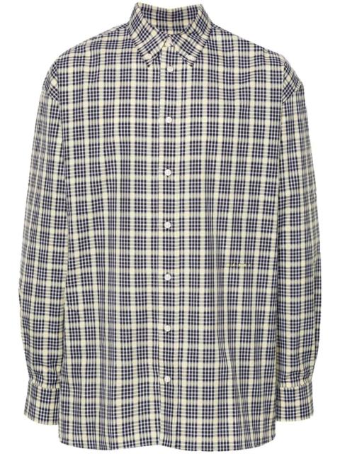 Marni check-pattern cotton shirt