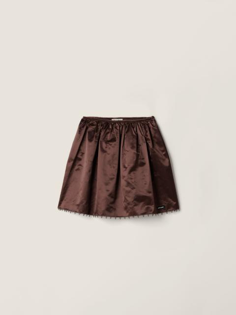 Miu Miu Satin skirt