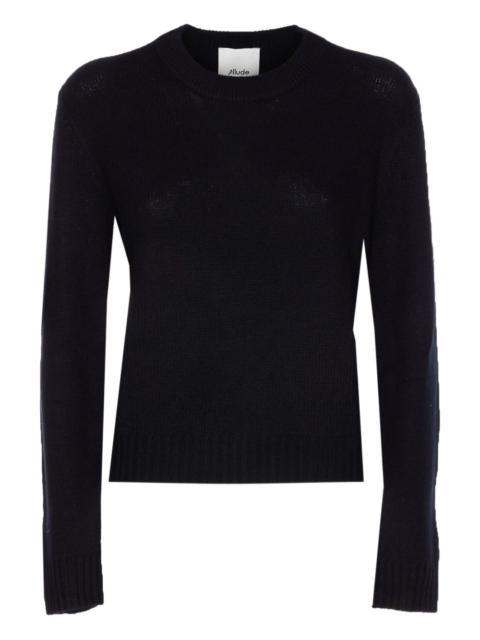 Allude crew-neck cashmere sweater