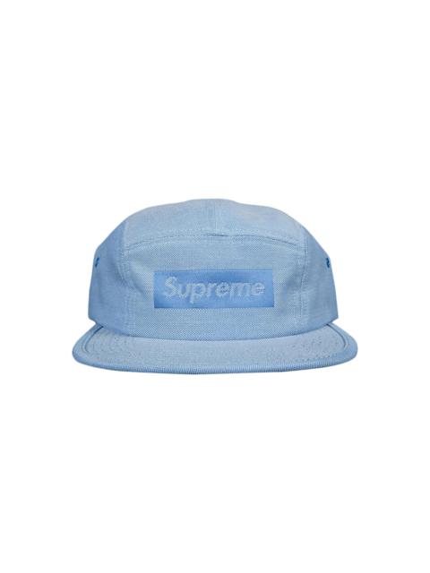 Supreme Jacquard Box Logo Camp Cap 'Navy'