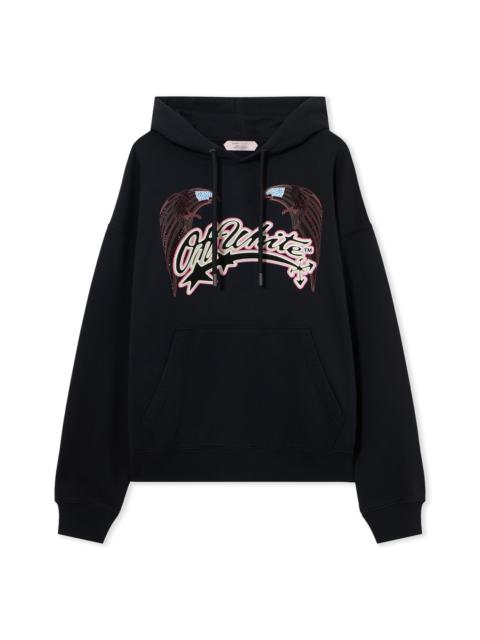 Off-White Swarovski Double Eagle Skate Hoodie