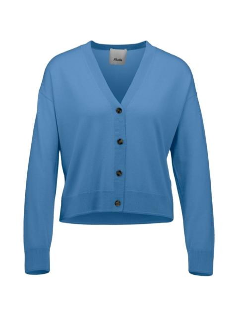 Allude v-neck button cardigan