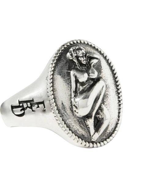 Enfants Riches Déprimés PIN UP GIRL CAMEO RING (SILVER)