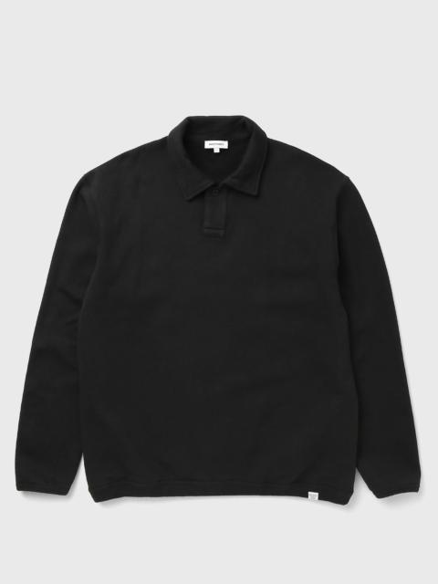 NORSE PROJECTS Hjartdal Brushed Diagonal Cotton Fleece Polo