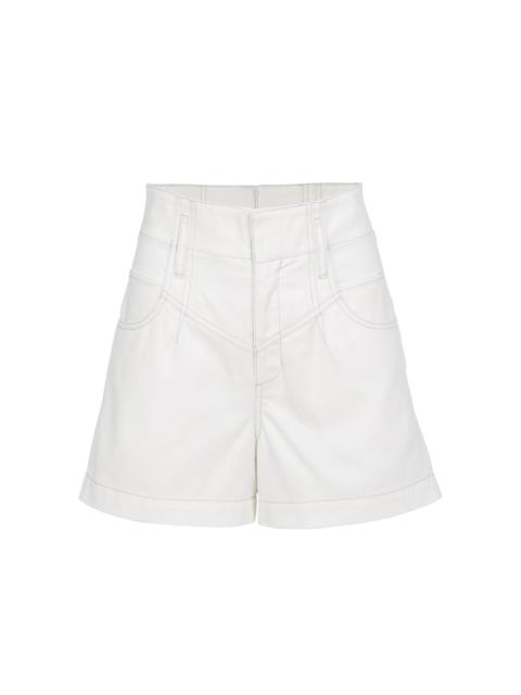 Fleur du Mal High Waist Twill Short