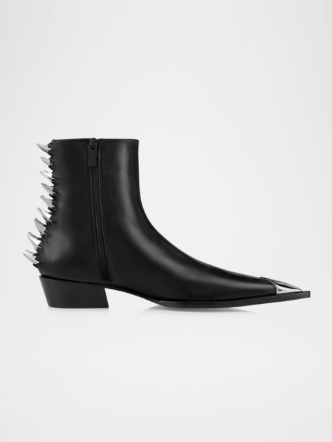Christian Louboutin Men's Mr Clawiss Leather Ankle Boots
