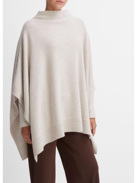 Vince Merino Wool-Cashmere Funnel-Neck Poncho