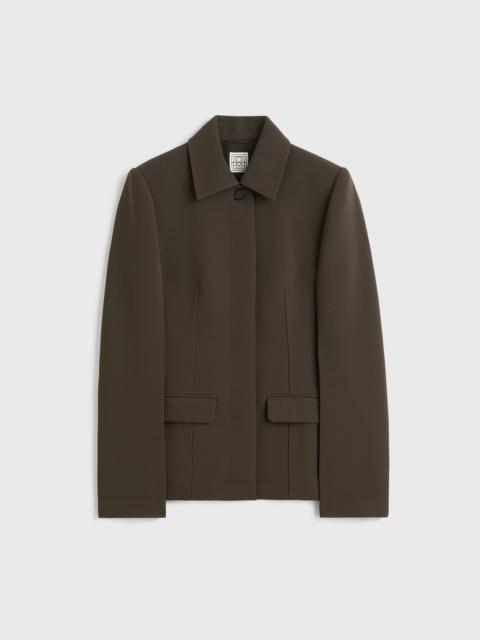 TOTEME Cinched pocket jacket bark