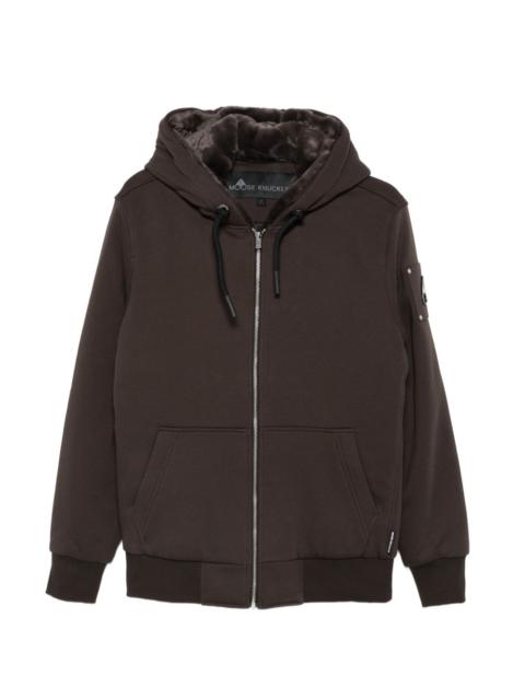 MOOSE KNUCKLES Classic Bunny hooded zip jacket