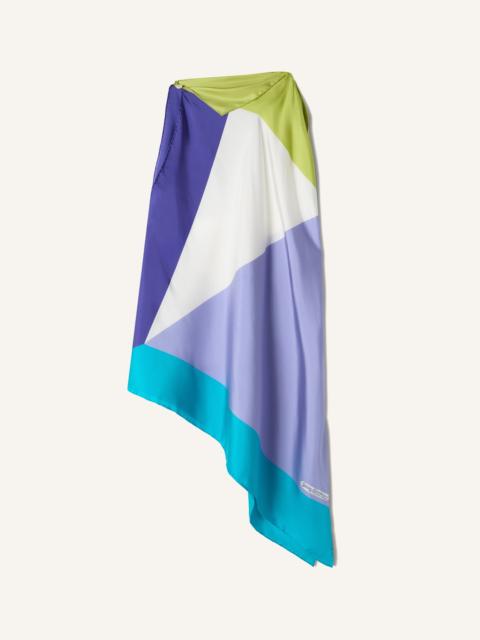 Lanvin GRAPHIC PRINT SILK TOP