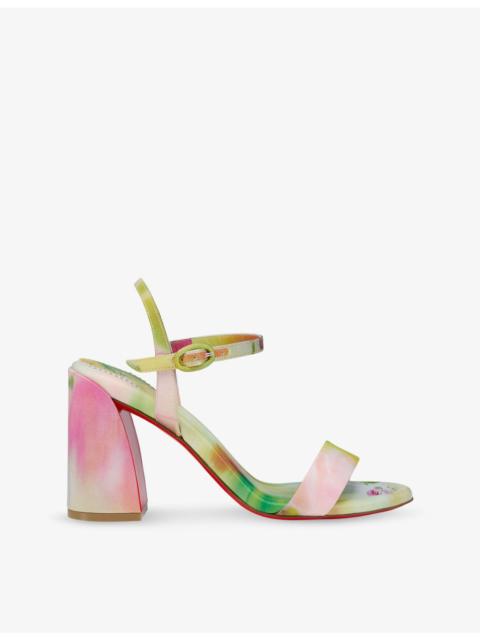 Christian Louboutin Jane 85 Satin Heeled Sandals