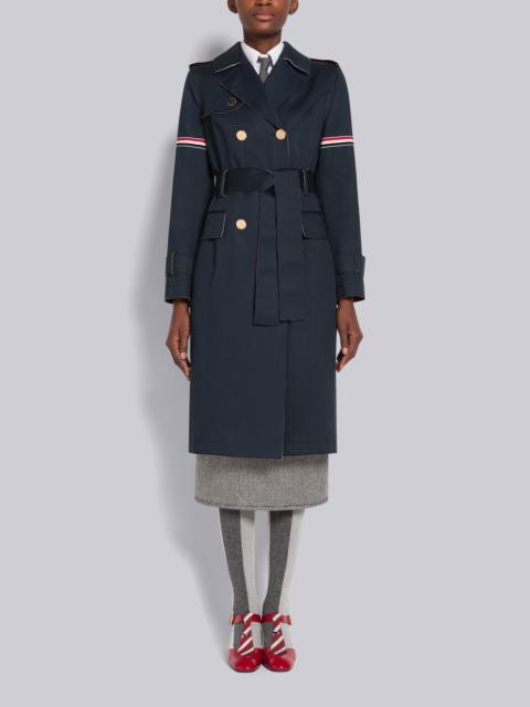 Thom Browne Raw Edge Mackintosh Armband High Armhole Trench Coat