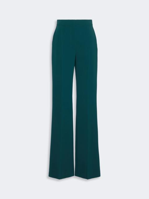 Max Mara ELISEO Tuxedo-style cady trousers - DARK GREEN