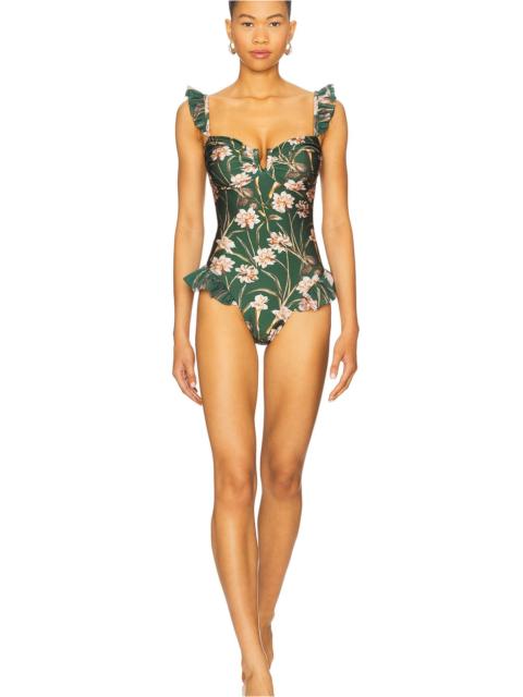 PatBO Botanic Retro Flutter One Piece