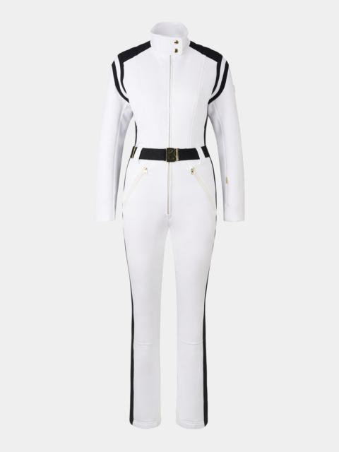 BOGNER Janny softshell ski overall in White/black