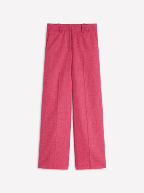 BODEN Belgravia Wool Pants-Red and Pink Wide Herringbone