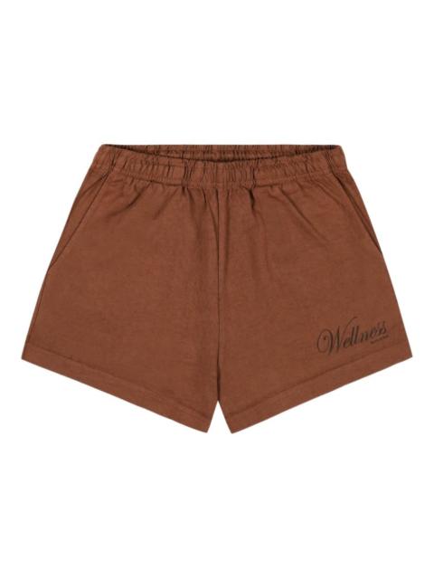 Sporty & Rich Soho Disco elasticated waist shorts