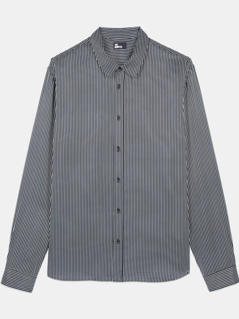 The Kooples BLACK AND WHITE STRIPED SHIRT