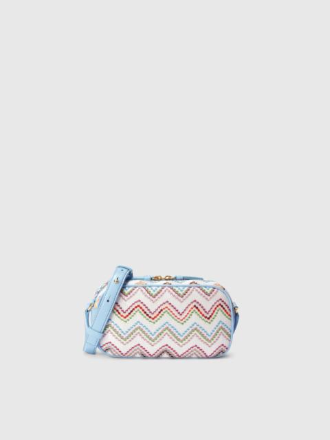 Missoni Shoulder bag with zig zag pattern and adjustable strap