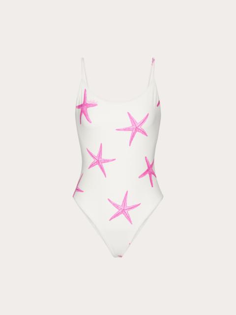 Valentino LYCRA STARFISH ONE-PIECE SWIMSUIT