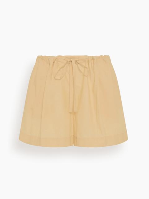 Another Tomorrow Voile Drawcord Short in Mimosa
