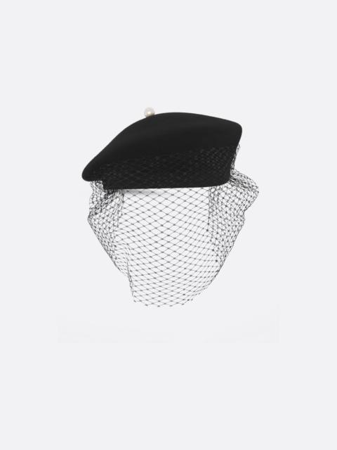 Dior Dior Century Beret with Veil
