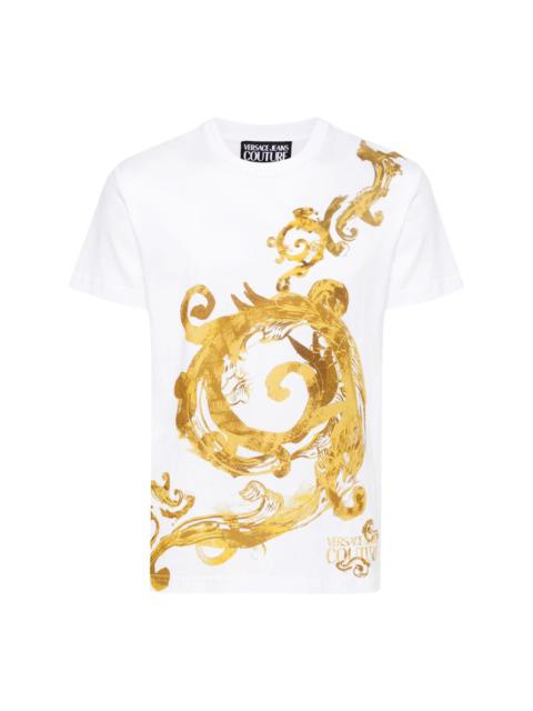 Barocco-print cotton T-shirt