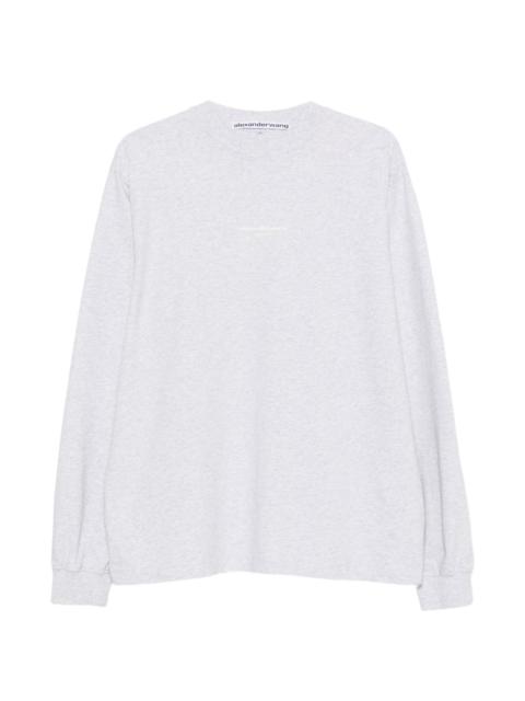 Alexander Wang logo-print long-sleeve T-shirt