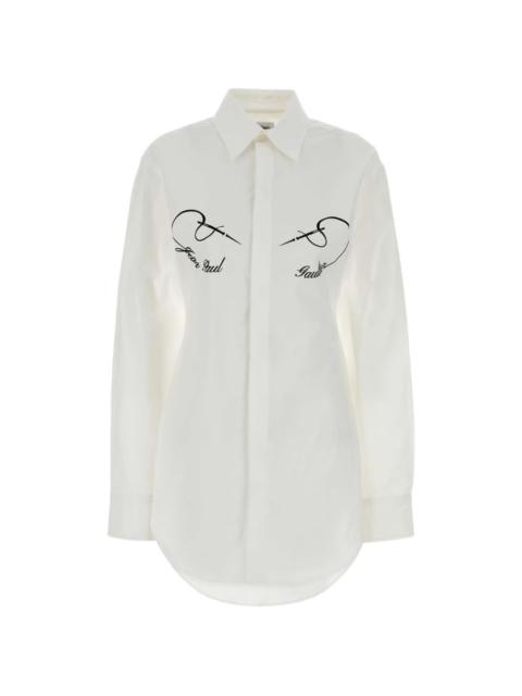 Jean Paul Gaultier poplin shirt