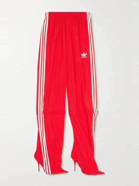 BALENCIAGA + adidas striped shell pantashoes