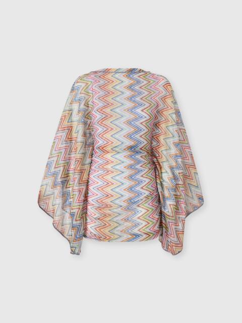 Missoni Short cover-up caftan with batwing sleeves