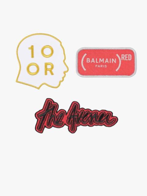 Balmain (Balmain) RED - Balmain Festival V02 sew-on patches