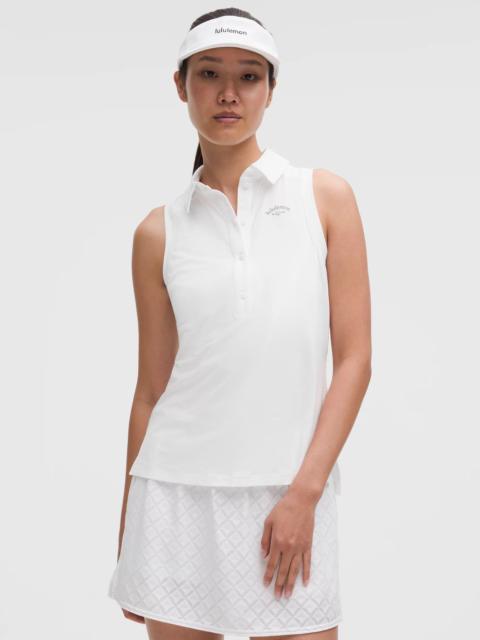lululemon Quick-Dry Sleeveless Polo Shirt Straight Hem *Graphic