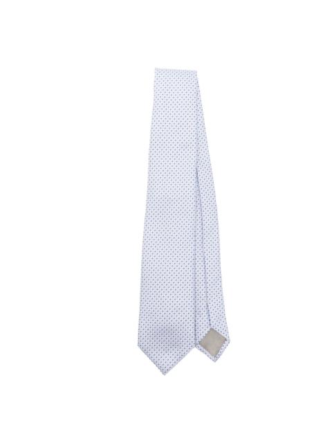 GIORGIO ARMANI patterned-jacquard silk tie