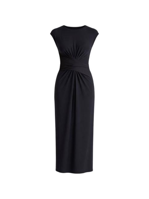 Vince twisted knot midi dress