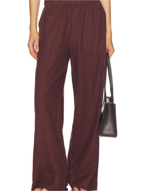 BEYOND YOGA Easy Wide Leg Linen Pant