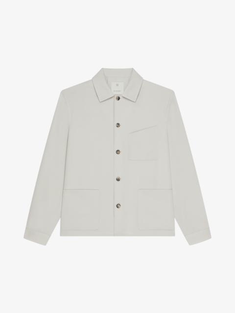 Givenchy OVERSHIRT IN DOUBLE FACE WOOL